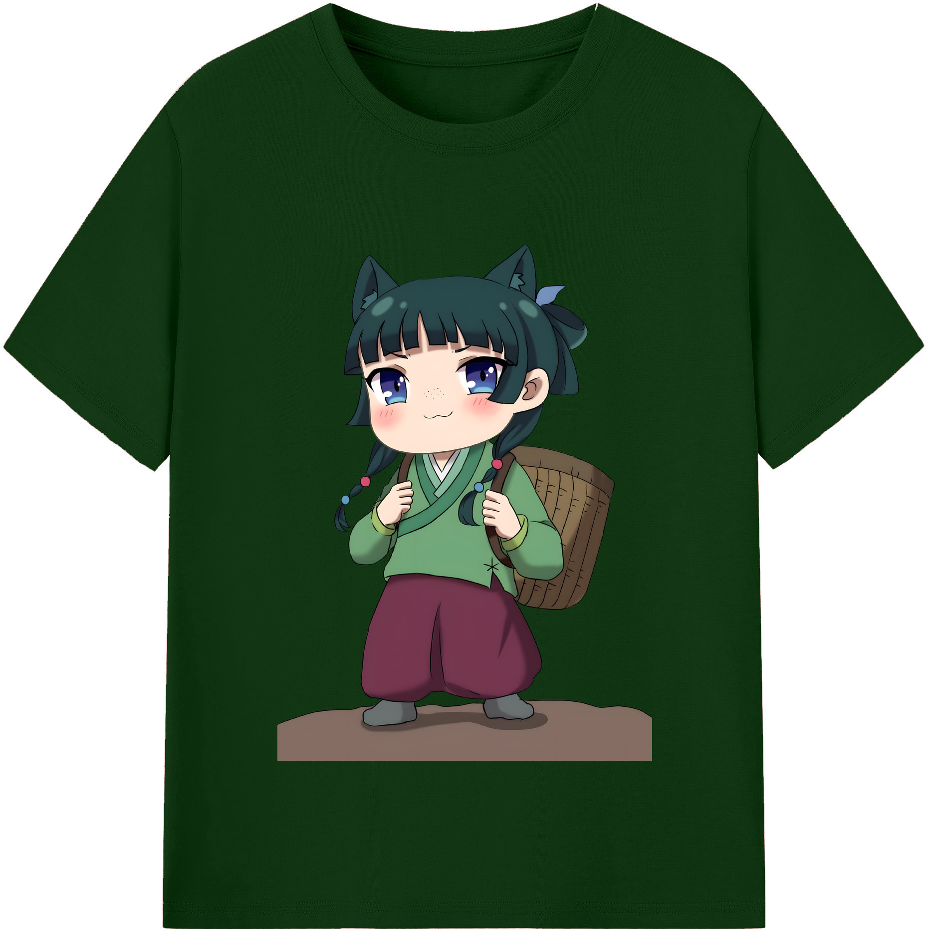 （画像用） 薬屋のひとりごと The Apothecary Diaries 綿100％半袖Tシャツ（フロントプリント）